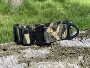 Obroża regulowana Buckle 4 cm V-ring