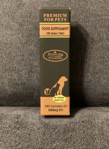 Olejek CBD Pure Life Premium dla zwierząt 5%