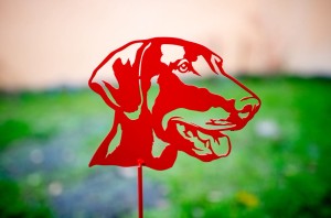 Znacznik na ślady - wyżeł, doberman