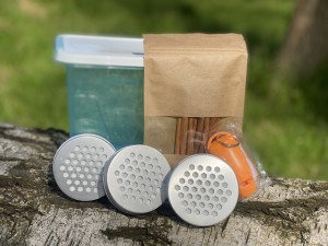 Zestaw startowy Nosework Podstawowy (kliker pomarańczowy)